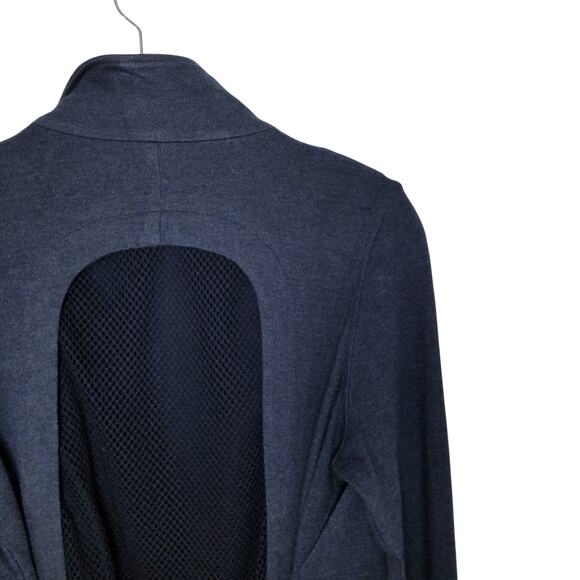 CAbi LOVE, CAROL Jacket Modern Mesh #3184 Back Black Gray Ponte Knit - Small - Picture 8 of 11